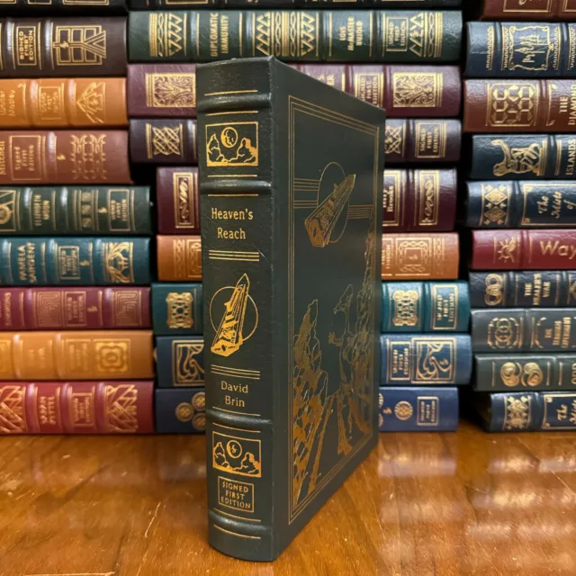 Heaven’s Reach by David Brin Easton Press Signed First Edition Numbered COA EUC