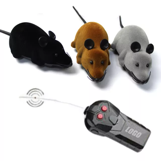 Hot Wireless Remote Control RC Electronic Rat Mouse Mice Toy For Cat Puppy Gift