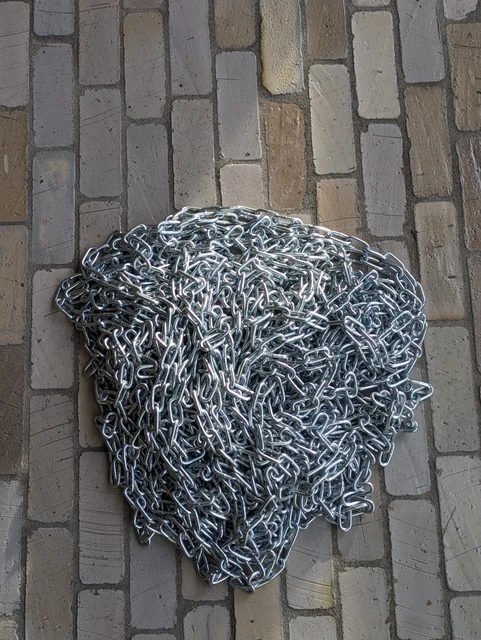 25 m Stahlkette 3mm verzinkt langgliedrig