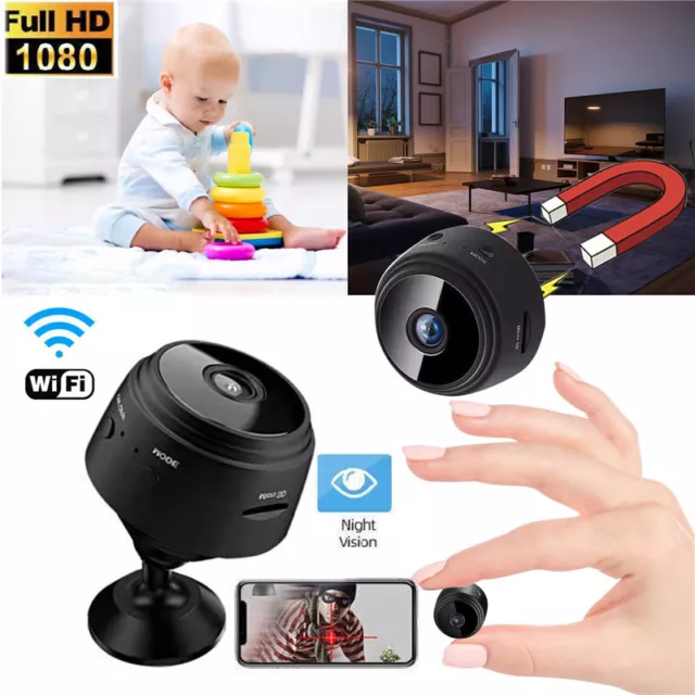 1080P Wireless WiFi CCTV Indoor & Outdoor MINI IP Camera CAM Home Security Kit