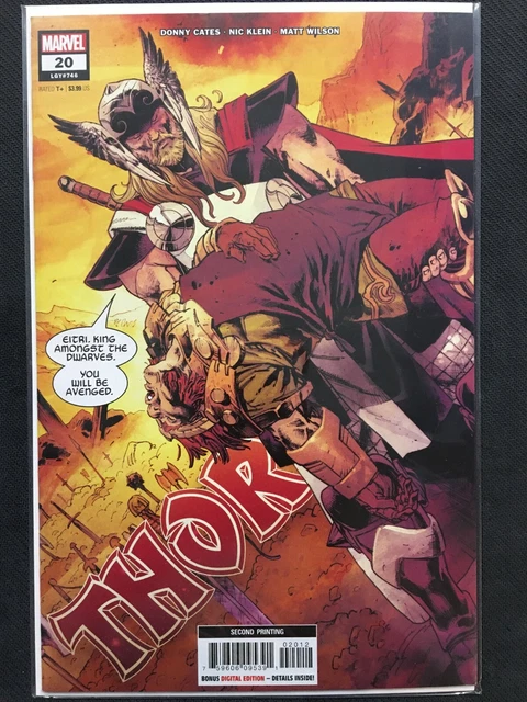 Thor #20 Marvel 2022 VF/NM Comics 2ND PRINT
