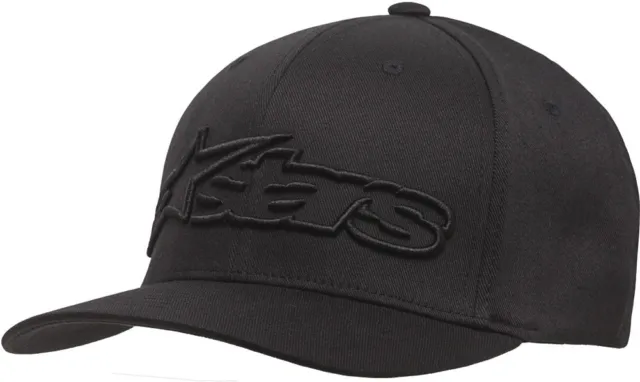 Alpinestars Blaze Flexfit Hat-Black-S/M -  Mens Lid Cap