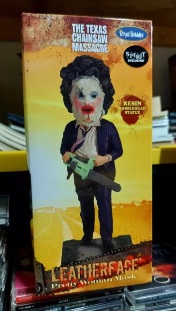 TEXAS CHAINSAW MASSACRE LEATHERFACE bobblehead ROYAL BOBBLES new Tobe Hooper