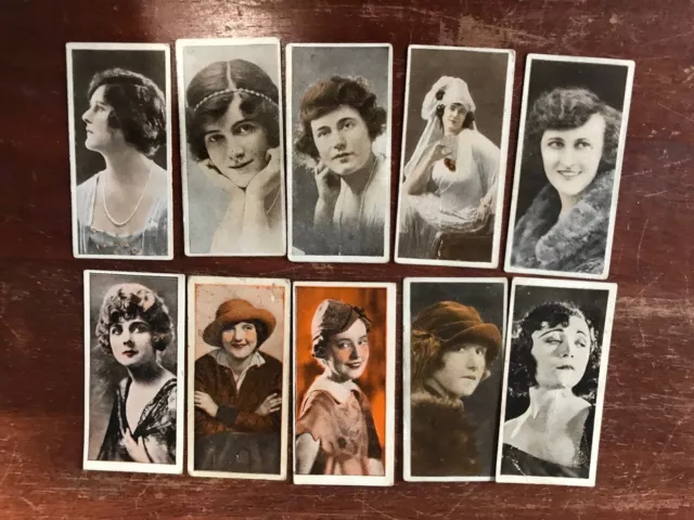 Famous English Actresses, Film Favourites, Imperial Tobacco Company Cards ITC