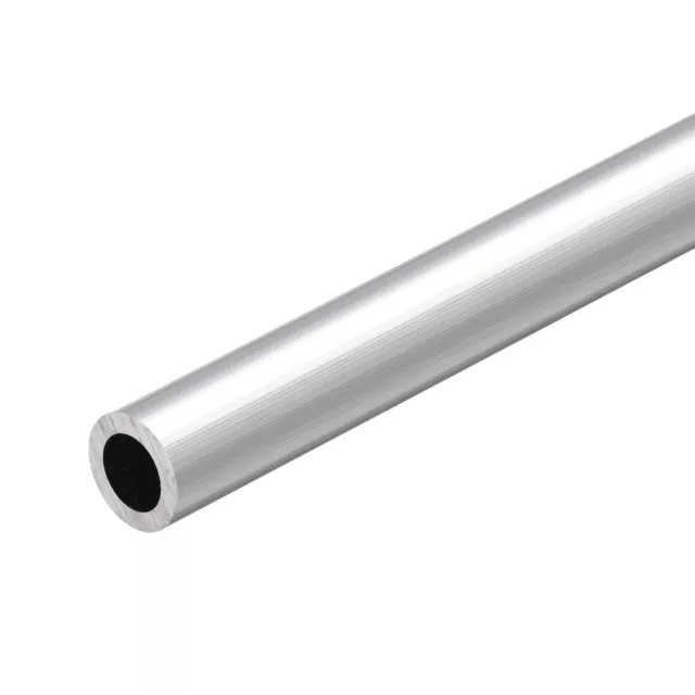 6063 Aluminum Round Tube 300mm Length 15mm OD 10mm Inner Dia Seamless Tubing