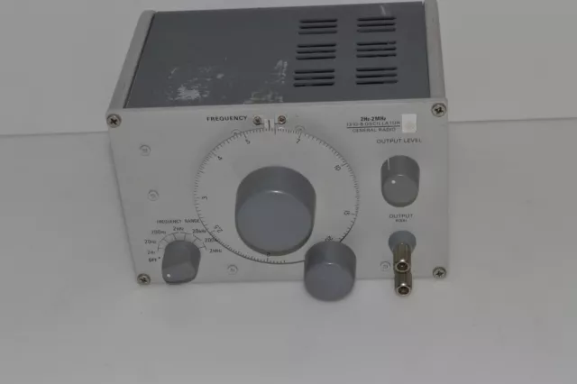 Genrad General Radio 1310B 1310 B Audio Sine Wave Generator Oscillator  (Zli89)
