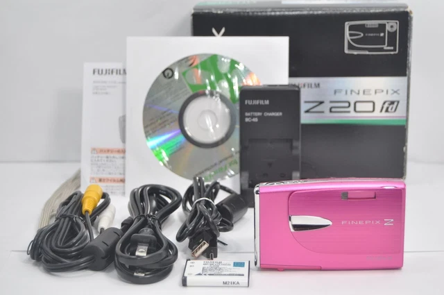 FUJIFILM FINEPIX Z20FD Digital Camera With Charger In Box - Green