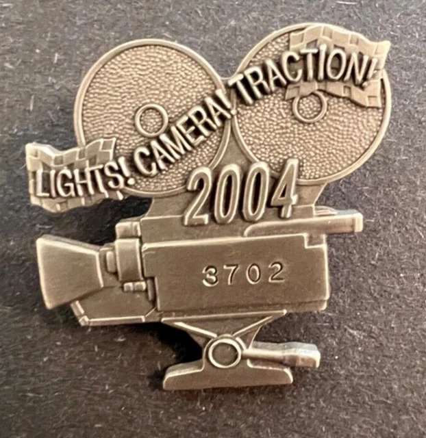 2004 Indy 500 SILVER Pit Pass Badge Pin #3702 Rice Winner