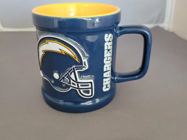 NFL San Diego Chargers Helmet Mug With (Blue, White And Yellow)