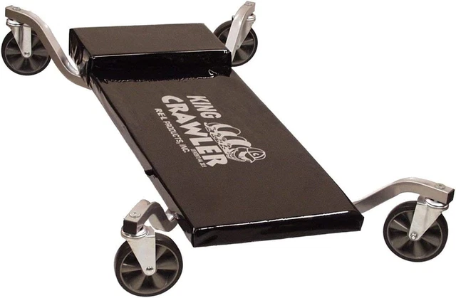 1-200 King Crawler Rolling Automotive Mechanic Creeper W/All-Terrain 5" Casters,