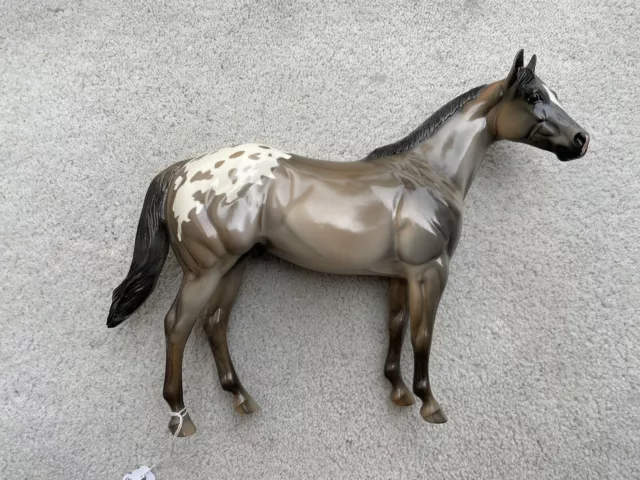 Gorgeous OOAK Breyer Peter Stone Ideal Stock Horse DAH Glossy Dun Appaloosa ISH