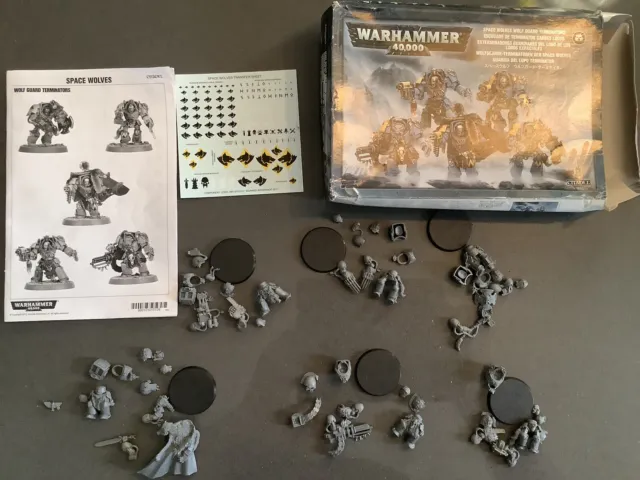 Space Wolves Wolf Guard Terminators Squad Warhammer 40k + Bonus Terminator