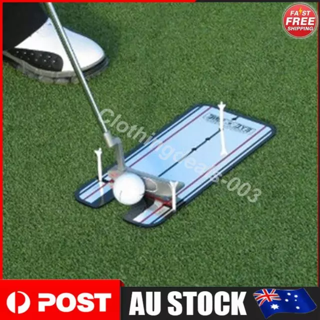 Golf Putting Mirror Alignment Training Aid Swing Trainer Eye Line