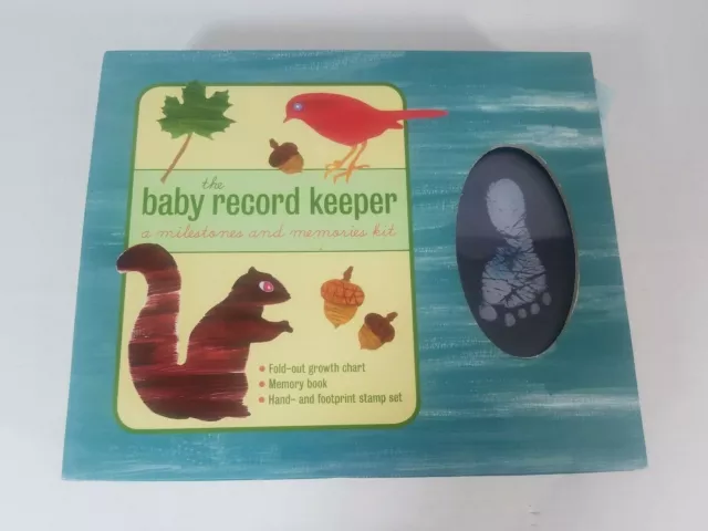 The Baby Record Keeper Album Memory Book Kit Metro Books Fold Out Growth Chart