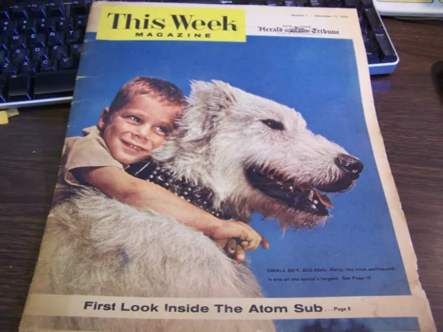 Vintage - This Week Magazine - New York Herald Tribune - 12/11/55  - Very Good