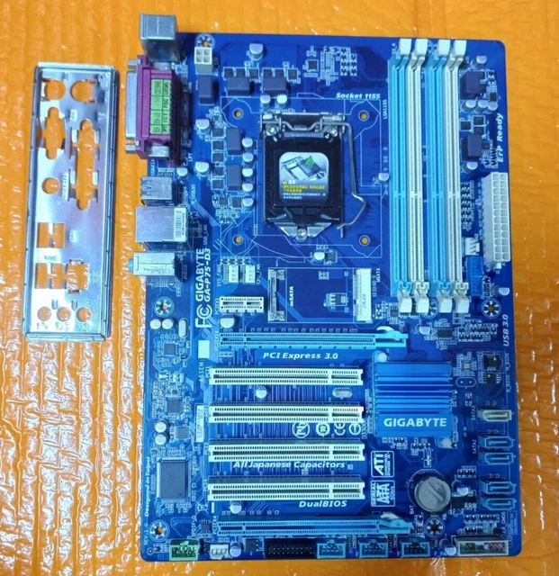 GIGABYTE GA P75 D3 LGA 1155 Socket H2 B75 DDR3 ATX I O