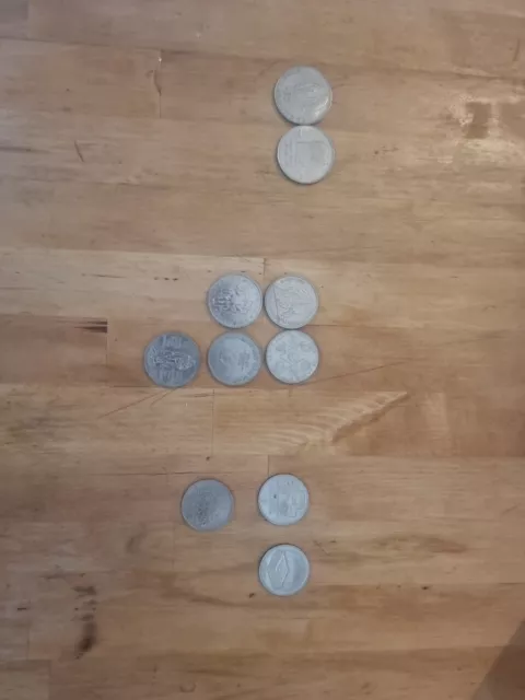 10 DDR Gedenkmünzen