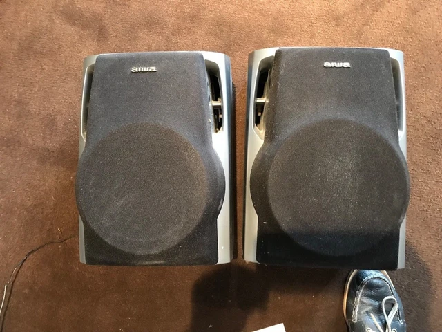 Paire D'enceintes Vintage AIWA SX-NA702 - 100W, 6 Ohms - Bon état