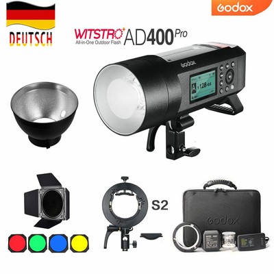 De Godox ad400pro HSS FULMINE CON BATTERIA bd-04 Barndoor riflettore s2 Supporto 