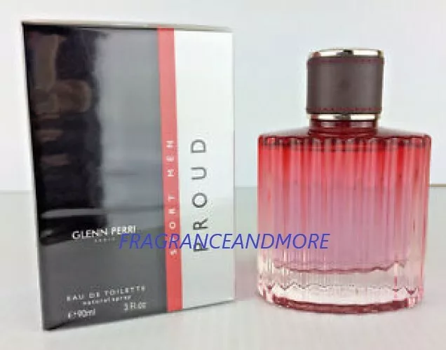 Glenn Perri Proud Sport Cologne For Men 3.4 Oz 100 Ml Eau De Toilette Spray Nib