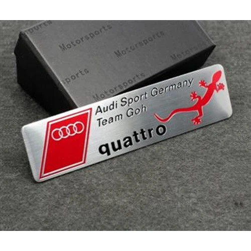 STEMMA LOGO ADESIVO NERO LUCIDO 50 TDI AUDI A6 A7 A8 Q3 Q5 Q7 Q8 - Foto 7
