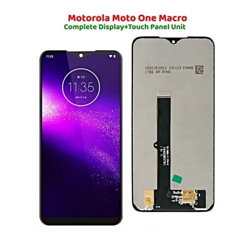 For Motorola One Macro LCD Black No Frame Display Touch Screen Replacement UK