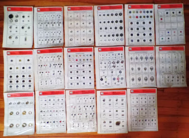 17 Sheets of Salesman Samples EBERLE S. A. Divisao de Componentes Metalicos
