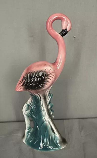 1983 Five & Dime - Pink Flamingo Figurine - 10 inches tall