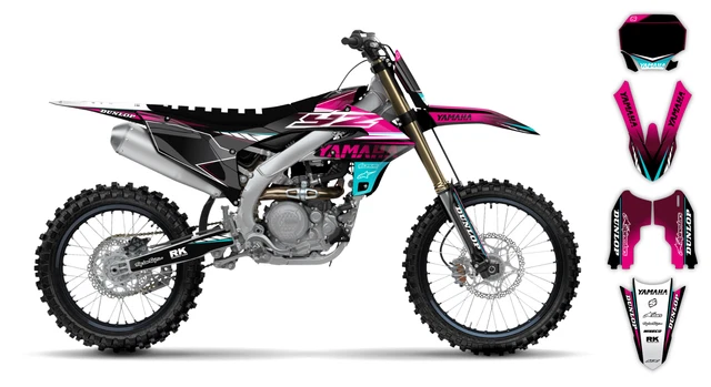 Kit Graphique Complet Pour Yamaha YZ450F 2023-2025 - Autocollants Design Personnalisables