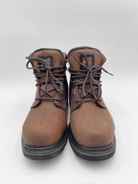 Timberland PRO Men's Pit Boss Steel Toe Work Boots Brown Size 10.5M 2