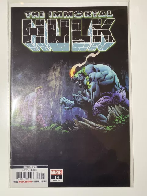 The Immortal Hulk #14 (2019) 2nd Print Cover C Al Ewing Kyle Hotz NM-