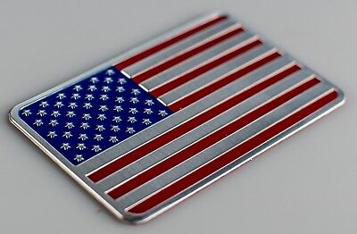 3D METAL American Flag Sticker Decal Emblem Bumper Sticker For Auto Truck Car