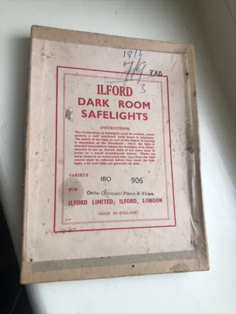 Ilford Dark Room Safelight Iso 906 7x5 Please Read