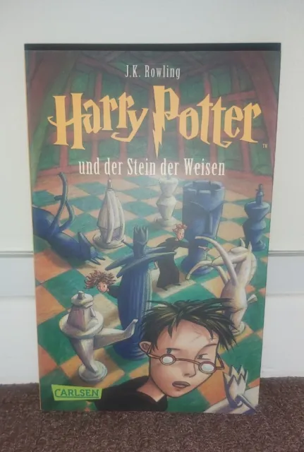 GERMAN TRANSLATION HARRY POTTER PHILOSOPHERS STONE Rowling Stein Der ...