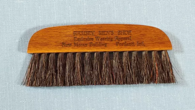 Vintage Advertising Clothing Brush, Ramsey Men's Shop Portland, Ind