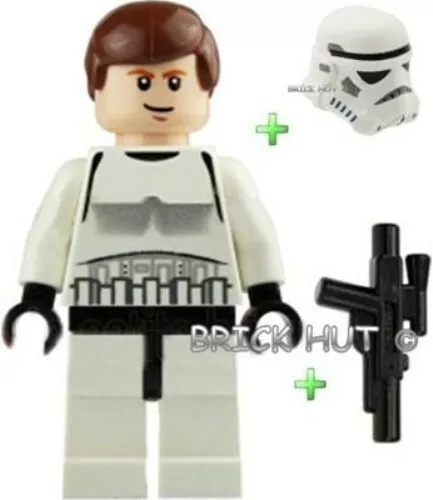 Lego Star Wars - Costume Travestimento Travestimento Han Solo Stormtrooper 2010 Testa - 10188 - Nuovo