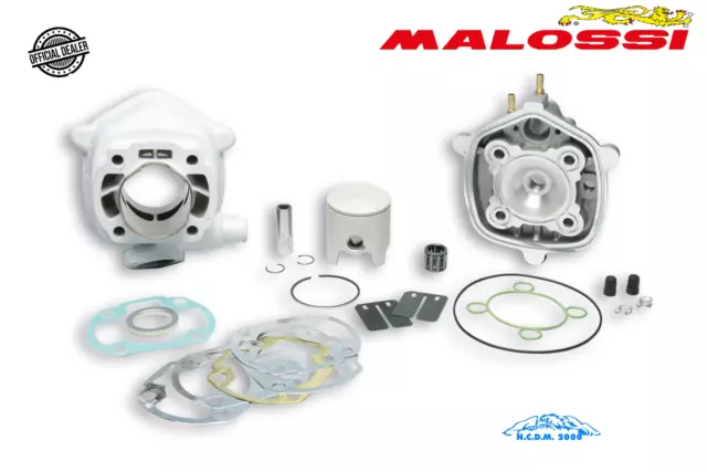 Malossi MHR Ø 47.6 Aluminum Piston Axis Ø 12 BETA Ark 50 2T Cylinder