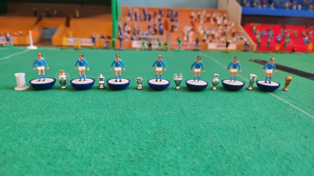 Mini Subbuteo Trophy Set With Display Podium Extra Small Cups  (12Mm)