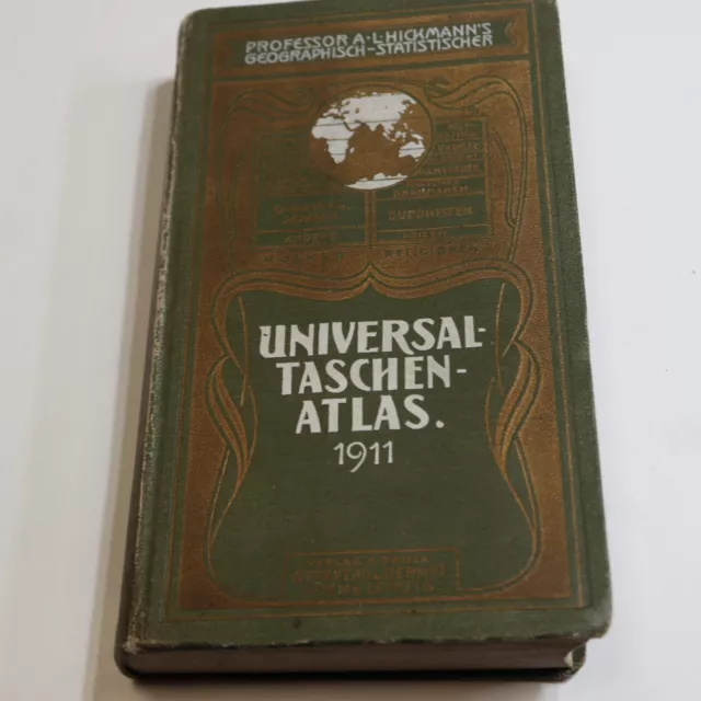 Universal Taschenatlas 1911, Top Zustand