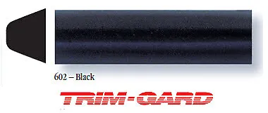 All Black 9/16" x 50' Universal Trim-Gard Stick On Body Side Molding