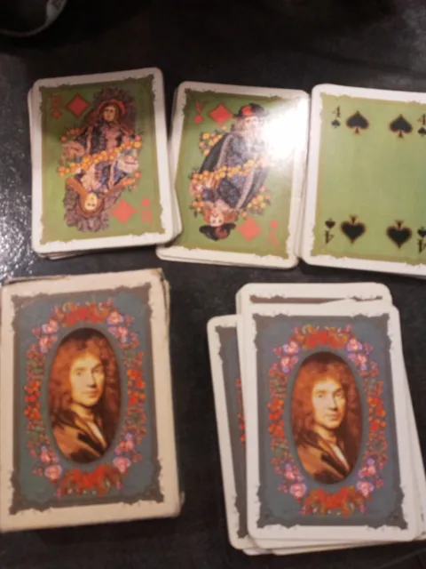 Vintage jeu de 54 cartes Grimaud, tricentenaire de Molière