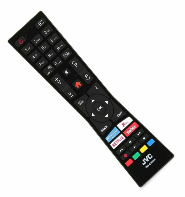 Genuine JVC RM-C3338 Remote Control For JVC Smart LED TV's LT-49C790 LT-24C680