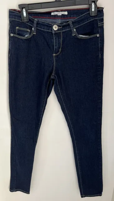 Red Blue Denim Women's Juniors Size 5 Blue Skinny Dark Wash Stretch Denim Jeans