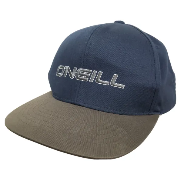 O'Neill Baseball Cap Hat Faded Blue Brown Bill Embroidered Snapback OSFM