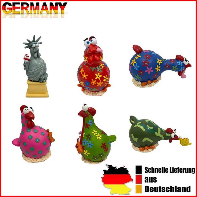 Statue Desk Ornament Courtyard Fairy Garden Decoration Funny Cute Chick