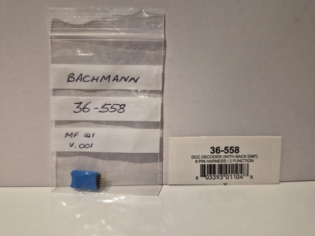 bachmann-36-558-6-pin-dcc-decoder-2-function-with-instruction-sheet