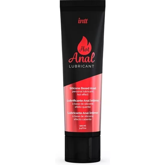 Intt Lubricante Hot Anal - Base Silicona / Apto Para Condones De Latex - 100Ml