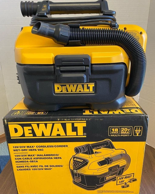 DEWALT DCV581H 18V/20V MAX Cordless/Corded WetDry Vacuum Bare Tool