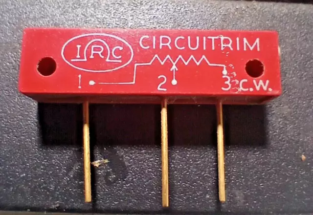 Potentiometer, 2K ohm 10% Multi Turn IRC Pot (100289-202)(NOS)(QTY 5 ea)A43