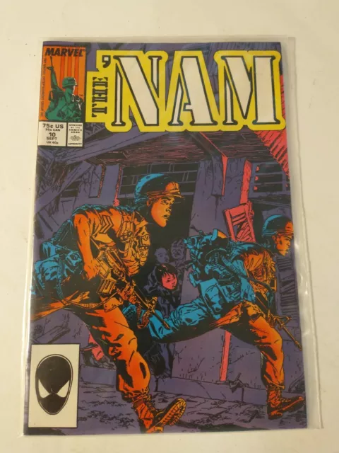 The 'Nam #10.   Marvel Comics Vietnam War, Michael Golden 1987